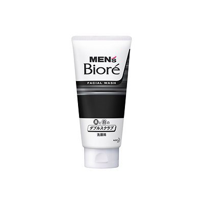 Bioré Men's Double Scrub With Black & White Beads
