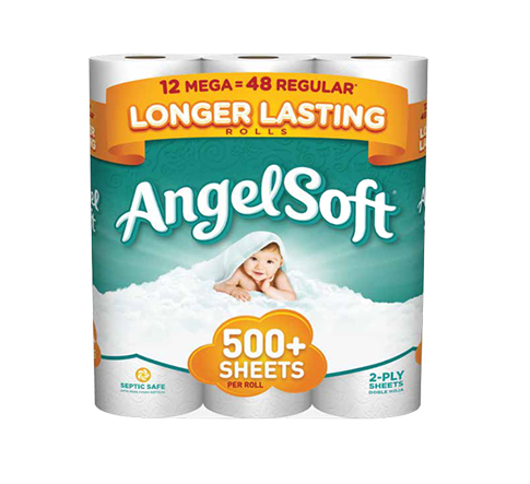 Angel Soft Toilet Paper Mega Roll