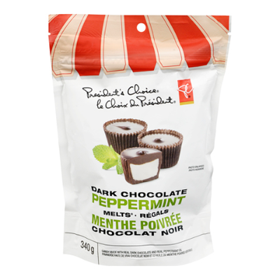 President's Choice Dark Chocolate Peppermint Melts