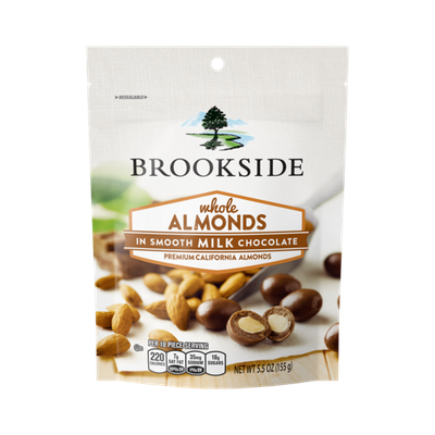 BROOKSIDE Milk Chocolate Covered Whole Almonds