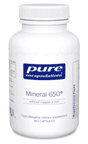 Pure Encapsulations Mineral 650 (w/out CU & FE) 90 vcaps