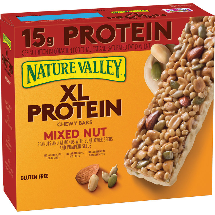 Nature Valley™ XL Protein Chewy Bars Mixed Nut Reviews 2019