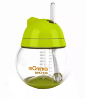 Lansinoh mOmma Straw Cup Without Handles - Green