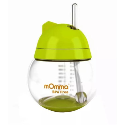Lansinoh mOmma Straw Cup Without Handles - Green