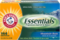 ARM & HAMMER™ Essentials™ Fabric Softener Sheets Mountain Rain