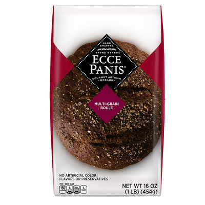Ecce Panis® Handcrafted Stone Baked Multi-Grain Boule Gourmet Artisan Breads