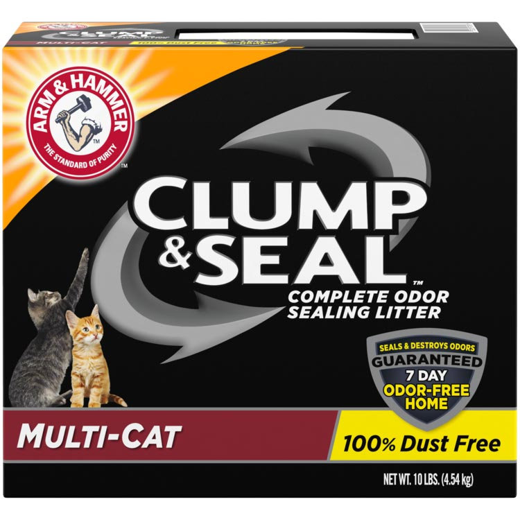 ARM & HAMMER™ Clump & Seal Complete Odor Sealing Clumping Litter MultiCat Reviews 2019