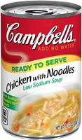 Campbell’s® Low Sodium Ready to Serve Chicken with Noodles Soup