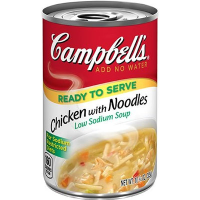 Campbell’s® Low Sodium Ready to Serve Chicken with Noodles Soup