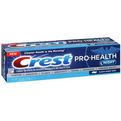 Crest Pro-Health Night Toothpaste, Clean Night Mint