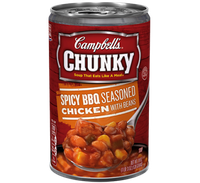 Campbell's® Chunky Spicy BBQ Seasoned Chicken with Beans Soup