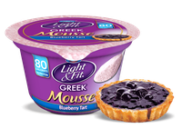Light & Fit® Greek Blueberry Tart Nonfat Yogurt Mousse