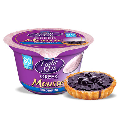 Light & Fit® Greek Blueberry Tart Nonfat Yogurt Mousse