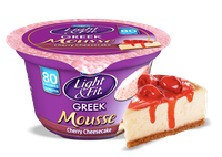 Light & Fit® Greek Cherry Cheesecake Yogurt Mousse