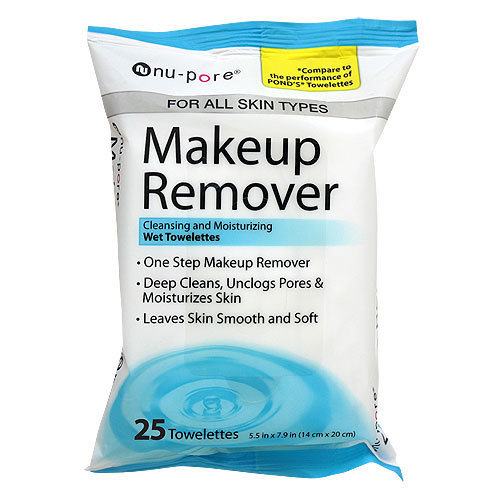 Nu Pore Makeup Remover Towelettes 25ct