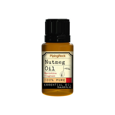 Piping Rock Nutmeg Essential Oil 1/2 oz 100% Pure Oil Therapeutic Grade