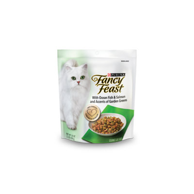 Fancy Feast® Gourmet Dry Cat Food With Ocean Fish & Salmon And Accents Of Garden Greens
