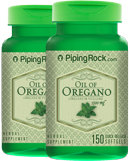 Piping Rock Oil of Oregano 1500 mg 2 Bottles x 150 Liquid Caps