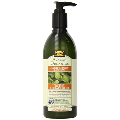 Avalon Organics Olive & Grape Seed Hand & Body Lotion