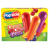 Popsicle® Sugar Free Orange, Cherry, Grape