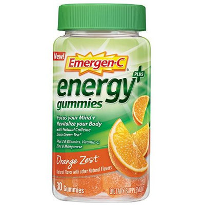 Emergen-C Energy+ Gummies Orange Zest