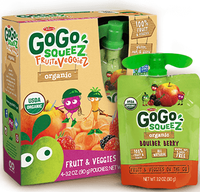 GoGo SQUEEZ ORGANIC BOULDER BERRY FRUIT & VEGGIEZ
