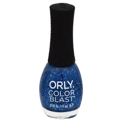 Orly Color Blast Polish Azure Gloss Glitter