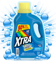 Xtra™ Crystal Clean Detergent plus the Power of OxiClean