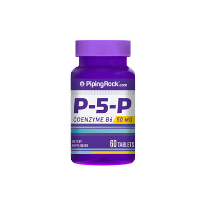 Piping Rock P-5-P (Pyridoxal 5-Phosphate) 50 mg Coenzymated VitaminB-6