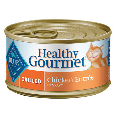 Cherrybrook Blue Buffalo Cat Food Grilled Chicken Filets CASE of 24 3oz CANS