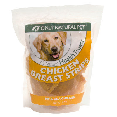Only Natural Pet Grain Free Chicken Breast Strips Dog Treat