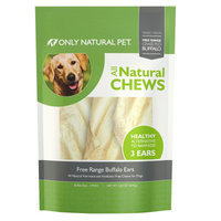 Only Natural Pet Free Range Buffalo Ears Dog Treat