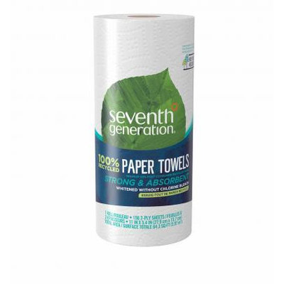 Seventh Generation White 100% Recycled Paper Towels