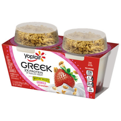 Yoplait® Greek Strawberry Yogurt With Nature Valley Granola