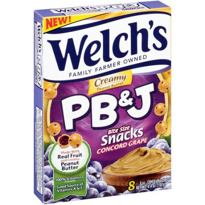 Welch's® Creamy Concord Grape PB&J Snacks