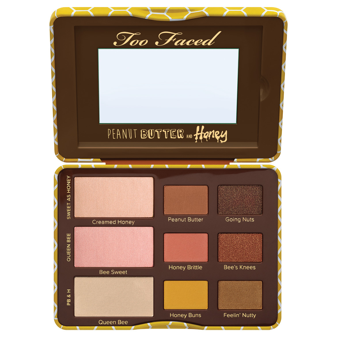 Too Faced Peanut Butter And Honey Eye Shadow Collection