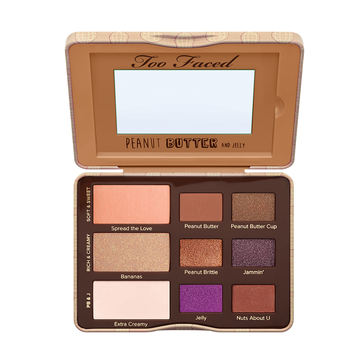 Too Faced Peanut Butter And Jelly Eye Shadow Collection