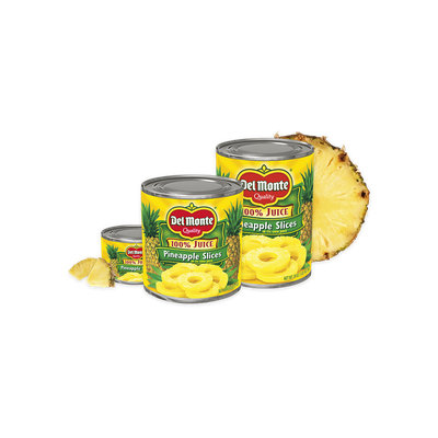 Del Monte® Pineapple Slices in 100% Juice