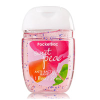 Bath & Body Works PocketBac SWEET PEA Deep Cleansing Anti-Bacterial Hand Gel