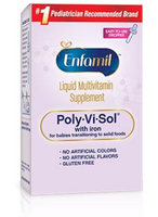 Enfamil™ Poly-Vi-Sol® with Iron Liquid Multivitamin Supplement for Transitioning to Solids