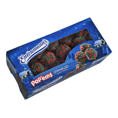 Entenmann's Pop'ems Holiday Sprinkled Donuts
