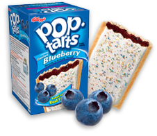 Kellogg's Pop Tart Frost Bluebry