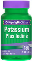 Piping Rock Potassium Plus Iodine 180 Tablets