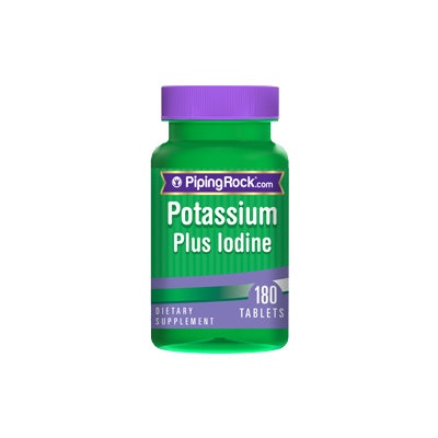 Piping Rock Potassium Plus Iodine 180 Tablets