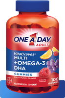 One A Day® VitaCraves® Gummies Plus OMEGA-3 DHA
