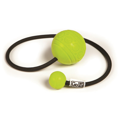 GoFit GoBall Therapeutic Massage Ball on a Rope with Therapy Poster