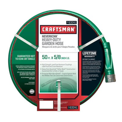 Craftsman Heavy Duty Neverkink Self-Straightening Hose- 50Ft.