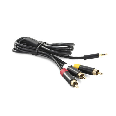 David Shaw Silverware Na Ltd HYPERKIN Tomee Xbox 360 Gold Plated AV Cable M07100, Black