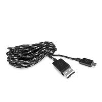 David Shaw Silverware Na Ltd HYPERKIN Micro USB Charge Cable M07025-BG, Black/Grey