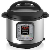 Instant Pot Company Instant Pot IP-DUO60 7-in-1 Programmable Pressure Cooker with Stainless Steel Cooking Pot and Exterior, 6-Quart/1000-watt, Latest 3rd Generation Technology